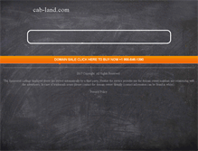 Tablet Screenshot of cab-land.com